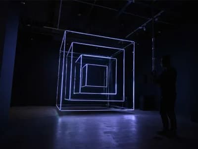 鹤巢文化 | 艺术与科技的碰撞：“未知的未知——郑达个展”开幕